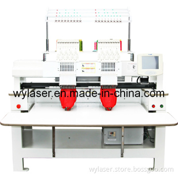 High Speed Computerized Tubular One Head Embroidery Machine with Touch Screen for Cap/Garment/T-Shit Compact Embroidery (WY902-C/1202-C)